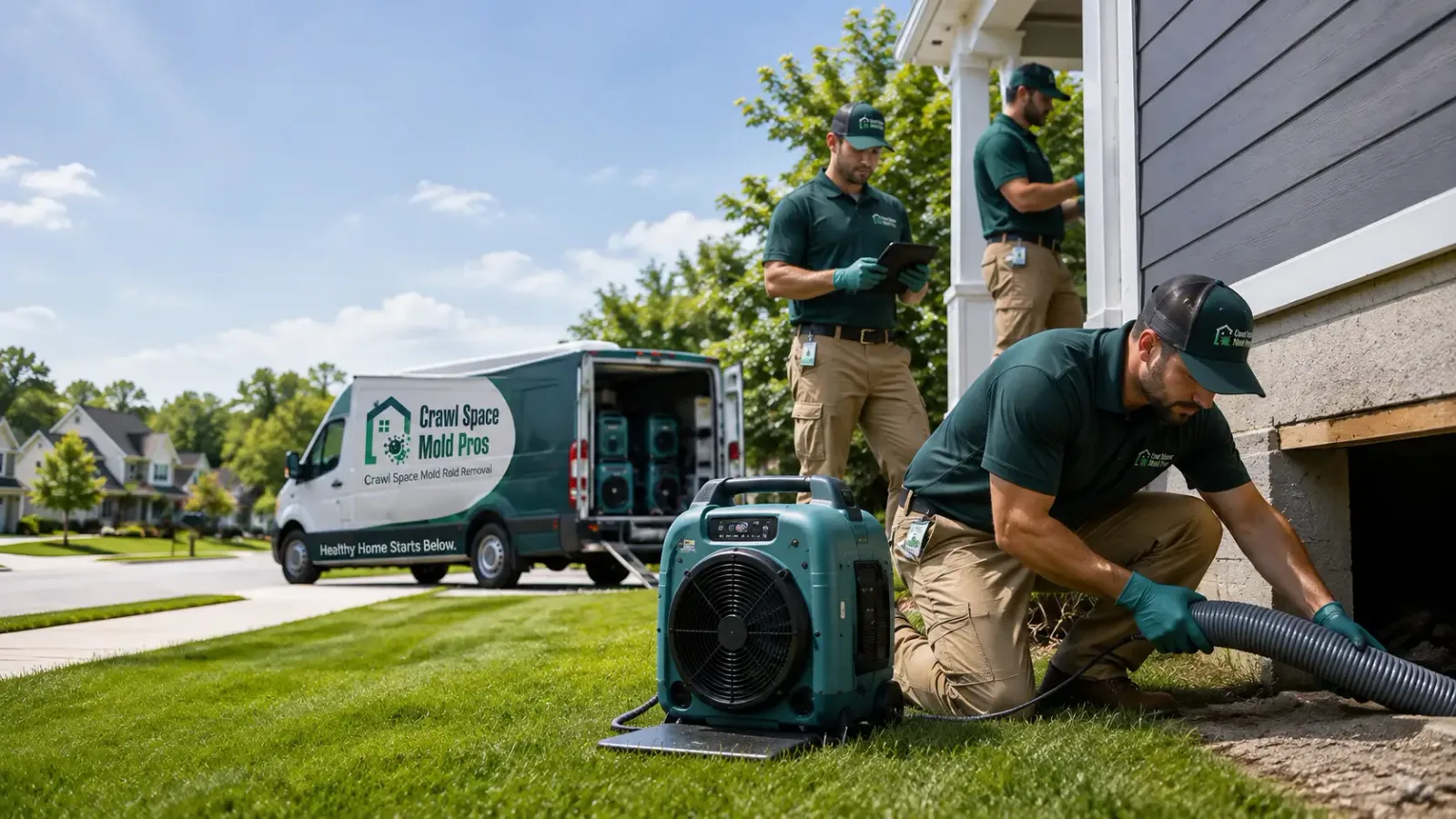 Crawl Space Mold Removal in Morrow, OH